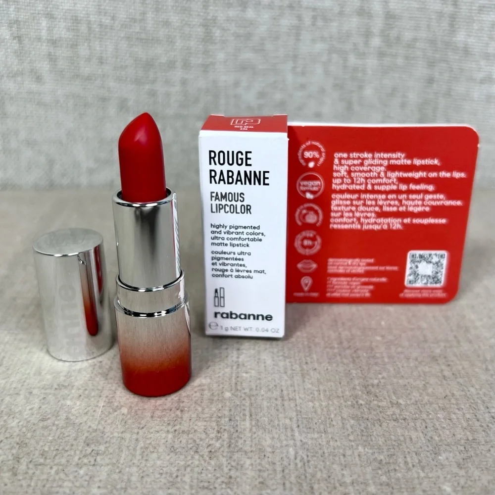 ❤️ Rabanne Famous Lipcolor Matte Lipstick mini